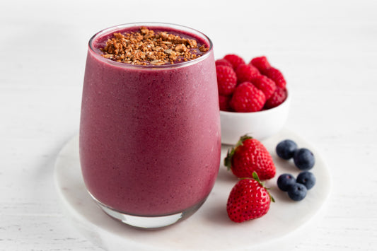 SmoothieBox Pomegranate Berry Smoothie Recipe Card