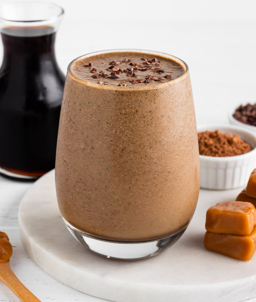 Salted Caramel Mocha Smoothie Recipe